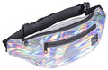 Vibe Festival Gear Rave Fanny Pack for Women Men – Festival, 4 Pockets, Adjustable Strap, Cute Waist Bag, Crossbody Belt Bag, Hiking, Running, Cycling - color: Silver, size: Fits Most