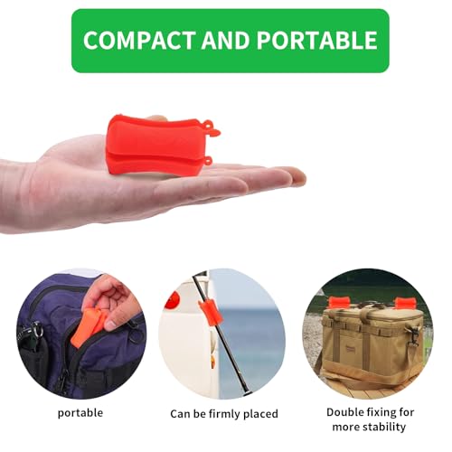 8PCS Portable Fishing Rod Fixed Ball