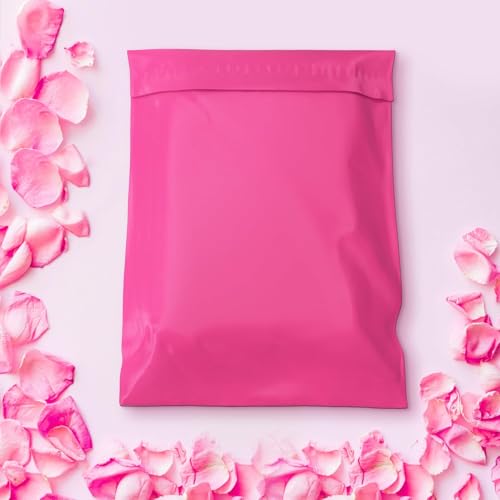 KKBESTPACK 50 Pcs 14.5x19 Poly Mailer Envelopes Shipping Bags Self Adhesive Waterproof Bags (Pink) - color: Pink, size: 14.5" x 19" 50pcs
