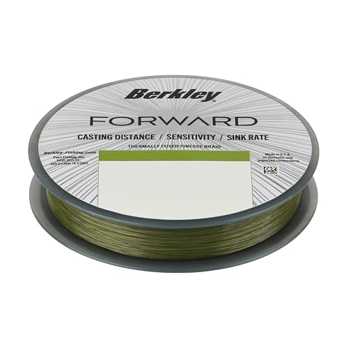 Berkley Forward Braid Fishing Line - color: Low-Vis Green, size: 8 lb - 150 yd