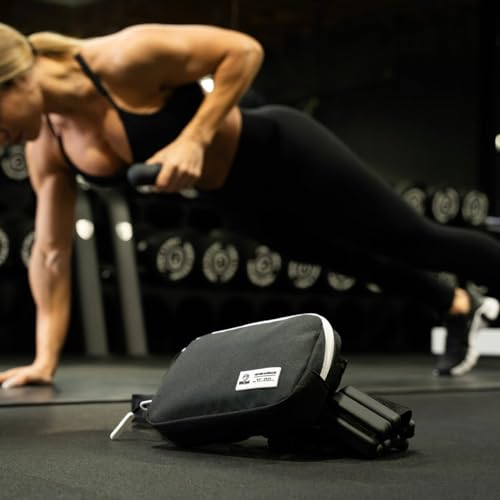 WOLFpak Crossbody Pack | Universal Fannypack for Adults & Kids | - color: Alpha Black White Accents