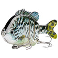 BASSDASH SwimPanfish Multi Jointed Panfish Bluegill Swimbaits Hard Topwater Bass Lures Fishing Lure Crank Saltwater 3.5in/0.85oz - color: Blue Mackerel