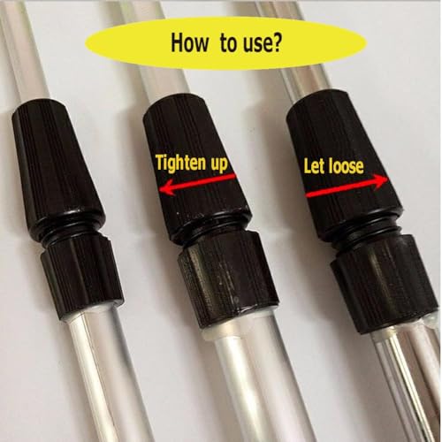 4-Pack Telescopic Fishing Rod Holders for Ground Fishing Rod Holders Stand Fishing Pole Rack for Bank