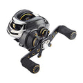 FISHDROPS Baitcasting Reels, 17+1BB Magnetic/Centrifugal Brake Systems Baitcaster Reel, High-Speed Gear Ratio 7.0 Ultra Smooth Low Profile Baitcast Fishing Reel - color: Dual Brake-Left Hand