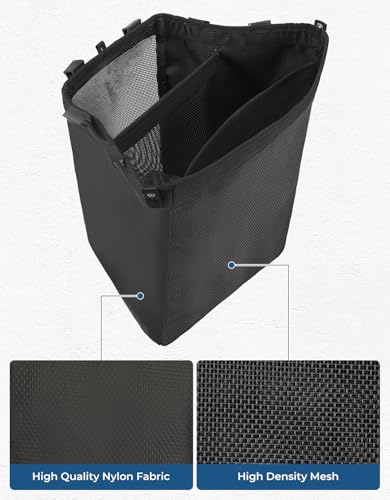 KEMIMOTO Jet Ski Organizer Bag - 3-Layer Mesh Nylon Storage Bag Boat Accessories Marine Collapsible Bag Fishing Boat Essentials Ski Storage for Tools Gear & Accessories Easy to Install & Remove