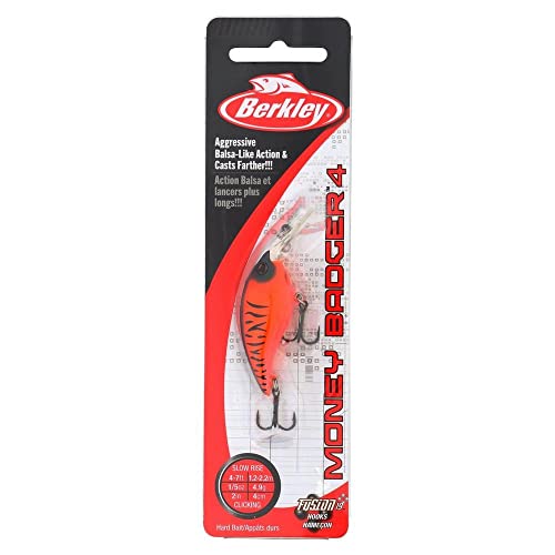 Berkley Money Badger Fishing Hard Bait - color: Blaze, size: 2 1/8in - 5 (1/4 oz)