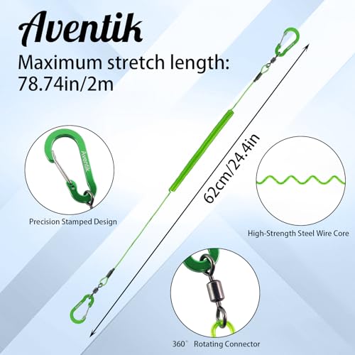 Aventik Fishing Rod Tie Belts Pole Straps Fit for Fishing Rod Leash Fishing Pole Tether Leash Fishing Pole Tether Fishing Rod Straps