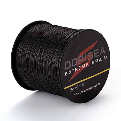 Extreme Braid 100% Pe Black Braided Fishing Line 109Yards-2187Yards 6-550Lb Test Fishing Wire Fishing String Incredible Superline Zero Stretch - size: 100m/109Yards 15lb/0.18mm