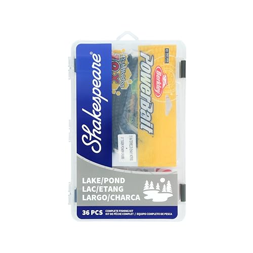 Shakespeare Catch More Fish Fishing Tackle Kit - color: Lake/Pond, style: New Model