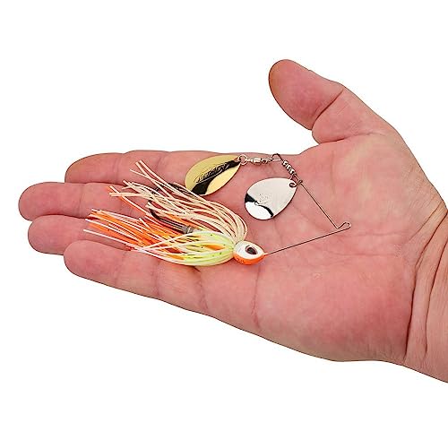 Berkley Power Blade Compact Fishing Spinnerbaits - color: Coleslaw/Silver + Gold, size: 3/8 oz - Colorado Colorado