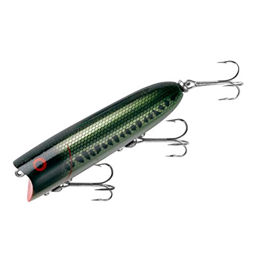 Heddon Lucky 13 Topwater Fishing Lure with Chugging/Popping Action, 3 3/4 Inch, 5/8 Ounce Heddon Lucky 13 Topwater Fishing Lure with Chugging/Popping Action, 3 3/4 Inch, 5/8 Ounce - color: Baby Bass Red Gill