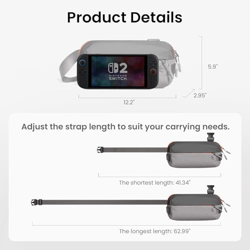 tomtoc Compact EDC Sling Bag 3L-10L, Minimalist Crossbody Bag Chest Shoulder Pack for Men Women, X-pac/Recycled Polyester - color: Space Gray, size: S(Fits iPad Mini)