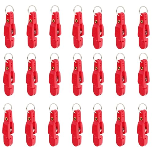Heavy Tension Snap Release Clips for Weight Planer Board Kites Downrigger Trolling Fishing - size: 20Pcs