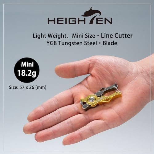 HEIGHTEN Line Cutter PE Nylon Carbon Fluorine Line Fishing Scissors Fishing Tackle - color: Red