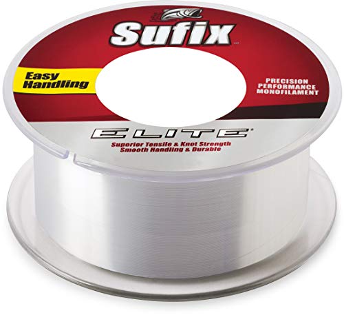 Sufix Elite 10 lb Fishing Line - color: Clear, size: 10 lbs
