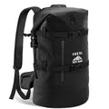 HEETA Dry Bags Waterproof Backpack 40L for Men & Women, Roll Top Heavy Duty Cushioned Hiking Backpack for Kayaking Boating Paddle Boarding Fishing Travel Camping Beach Vacation Cruise Ship Essentials - color: Black