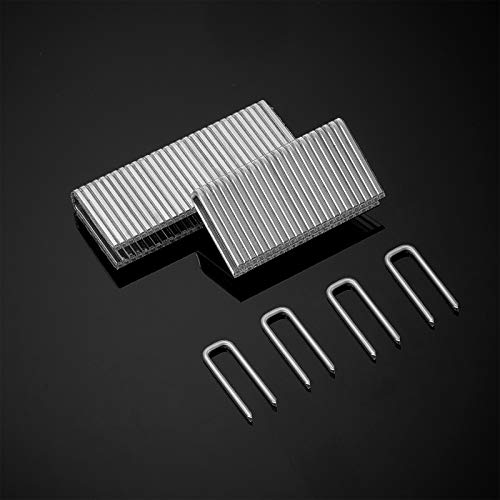 Jetec 40 Pieces Plantation Shutter Repair Kit Replacement Louvers Staples Window Blind Tilt Rod Operable Plantation Silver Missing Metal Indoor Louver Staples Tools Repair(0.6 x 0.19) - size: 0.6 x 0.19"