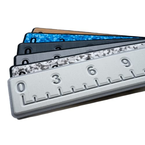 SeaDek Fish Ruler | Next Level | 36 inch Fish Measurement Tool | Perfect for Boats and Kayaks | Cool Gray over Storm Gray - color: Cool Gray/Storm Gray