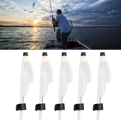 ‌5PCS Telescopic Fishing Rod Tip Caps PVC Rod Pole Top Cover Guards for Sea Fishing Rods Accessory - size: 16×3.2cm
