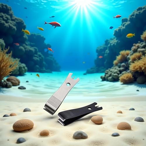 2Pcs Fishing Line Cutter Nipper with Hook Eye Cleaner Pin Stainless Steel Fishing Line Scissors Cutting Tool, Hook Eye Cleaner Pin, Multi Functional Accessories, Nippers and Snips