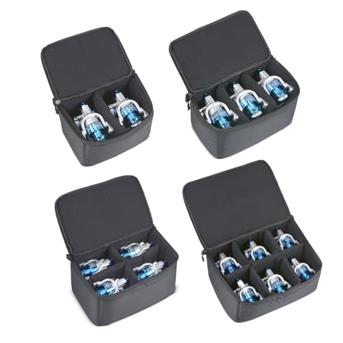 Shockproof Protective Case Internal Divider Fishing Reel Bag Reel Bag Case Splashproof Organizers Storage Storage - size: L