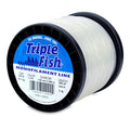 Triple Fish Monofilament Fishing Line - Strong Clear Pink Camo Color for Trolling, Bottom Fishing, Casting Main Line Catfish, Bass - color: Clear, style: 200 Lb Test / 1 Lb Spool