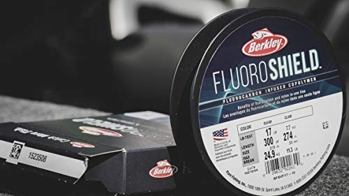 Berkley FluoroShield Fluorocarbon Fishing Line, Clear - size: 3000yd, style: 8lb Test