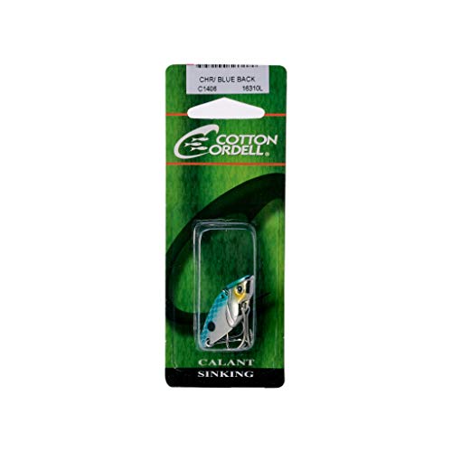 Cotton Cordell Gay Blade Spinner-Bait Fishing Lure - Great as a Casting Bait or Jigging Spoon - color: Chrome Blue Back, size: 1 1/2"