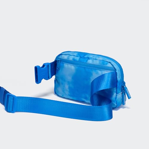 Pander Two Way Zipper Fanny Pack Nylon Everywhere Belt Bag for Women, Water Repellent Waist Packs, Crossbody Bags with Adjustable Strap (Cloud Blue) - color: Cloud Blue