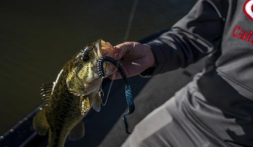 Berkley PowerBait Power Worms Fishing Soft Bait - color: Blue Fleck Firetail, size: 7" (13 Count)
