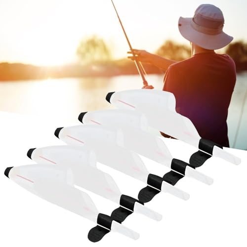 ‌5PCS Telescopic Fishing Rod Tip Caps PVC Rod Pole Top Cover Guards for Sea Fishing Rods Accessory - size: 22×5.2cm