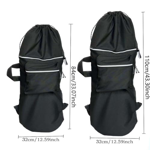 Skateboard Bag, Waterproof Oxford Cloth Skateboard Backpack for Outdoor Sports Gear Accessories - size: Small Size