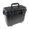 multicomp PRO 16" Weatherproof Equipment Case, made of Polypropylene Plastic, Black with Foam Insert, 16" X 12.5" X 8.5"