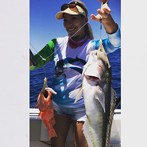 End Game Tackle Company Glow Squid Deep Drop Tilefish Rig, Excellent for Deep Drop Fishing, 8/0 Circle Hooks, 1 Rig - size: 5 Hook