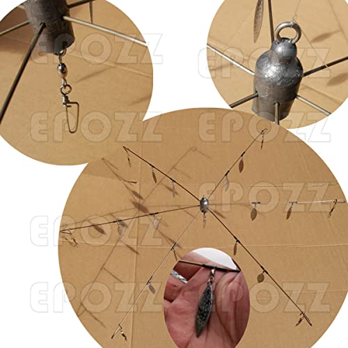 Umbrella Fishing Rig Kit Set - color: 6-arm Heavy Umbrella Rig