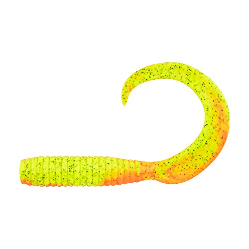 Berkley Gulp! Grub Saltwater Fishing Soft Bait - color: Firetiger, size: 6"