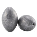 Dr.Fish Egg Sinker Lead Fishing Weights Oval Shaped Catfishing Weights Bank River Freshwater Saltwater Fishing Bass Casting - size: 1-1/2oz-10 Pack