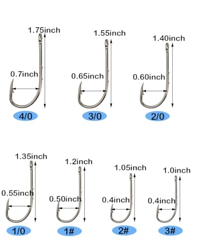 50-100pcs/pack Bait Holder Hooks Barbed Long Shank Hooks with 2 Barbs Fishing Hook - size: 2/0-50pcs