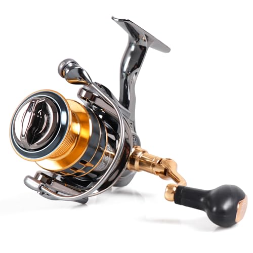 Spinning Fishing Reel for Freshwater Saltwater Fishing, Anti-Reverse with Front-Adjustable Drag - style: Gx3000 (13+1 Ball Bearings)
