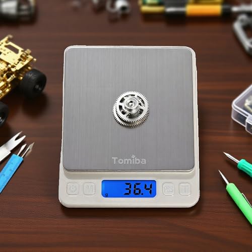 3000g Digital Touch Pocket Scale 0.01oz Resolution 2 AAA Batteries Included