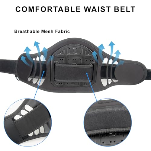 Camera Waist Belt + 90cm Selfie Stick + Fishing Rod Fighting Belt for GoPro for Insta360 for DJI for Fusion Action/Panorama Camera Outdoor Holder Waistband Waist Mount Bracket Strap - color: Waist Belt+Selfie Stick+Fishing Rod Fighting Belt