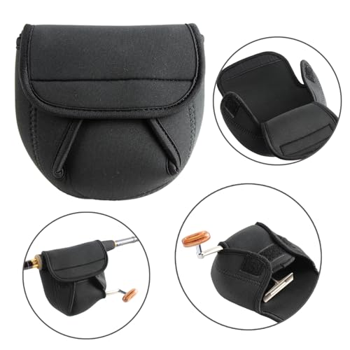 Portable Fishing Reel Covers Bag Baitcasting Trolling Fishing Reel Protective Case Sleeve Gloves Fishing Bags