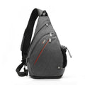 TUDEQU Sling Bag for Men Crossbody Backpack,8 Pockets Sling Backpack Mens Sling Bag,19L Sling Pack,One Strap Backpack for Men | One Strap Backpack with Umbrella Pocket,Sling Backpack with Stability Strap, One Shoulder Backpack for Hiking,Gym,Travel - colo