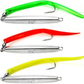 Diamond Jigs Saltwater Fishing Lures Sinking Metal Spoons, Casting Trolling Jigging Lures Bottom Surf Fishing Jigs for Bluefish, Striped bass, Tuna, Salmon, Deep Sea, Ocean - color: 3 oz - 3 Pcs