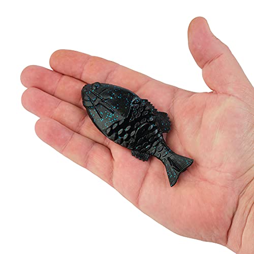 Berkley Powerbait Gilly Fishing Soft Bait - color: Black Blue Fleck, size: 110mm