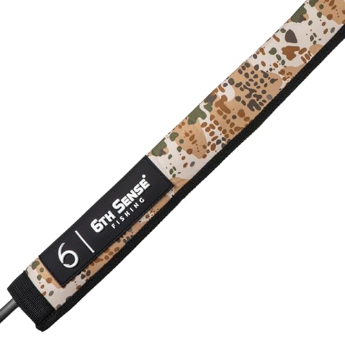 6th Sense ProSix Rod Sleeve – Hook-Resistant Neoprene Covers for Superior Durability, Color-Coded Rod Storage or Organization, Floating Material (Hacienda - Junction, Spinning) - color: Hacienda - Junction, style: Spinning