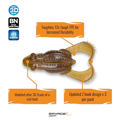 Savage Gear Tough Toad - color: Tan Frog