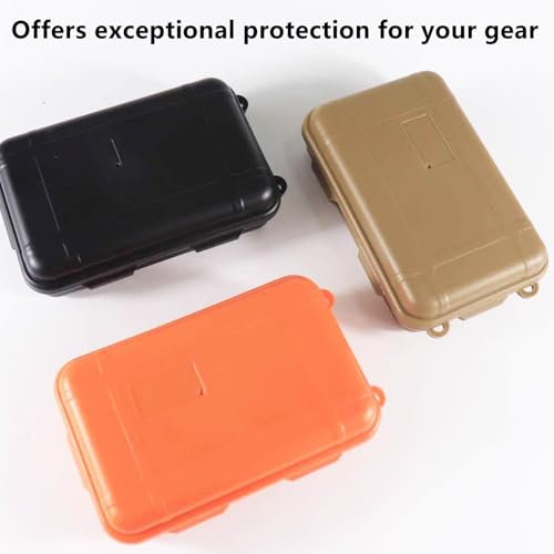 Sealed Waterproof Case Equipment Box Shock-Proof Instrument Case Protective Tool for Home Outdoors Camping Fishing Storage