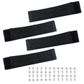 Fishing Rod Holders for Boat Deck,28.1'' Nylon Rod Straps( up to 5)，with Screws Secure for Fishing Boat Accessories
