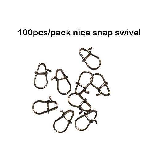 100pcs/pack Fishing Nice Snaps Power Clips Fast Snaps Fishing Speed Clips 25LB 30LB 40LB - size: 100pcs-25LB